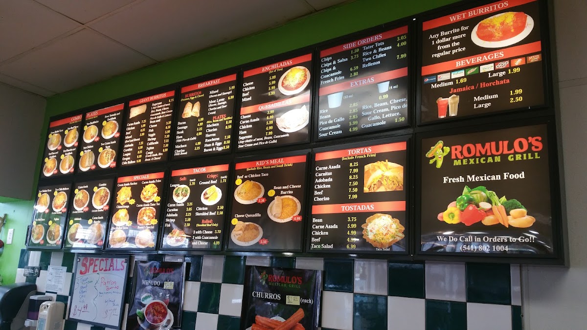 Romulo's Mexican Grill Menu - Image 6